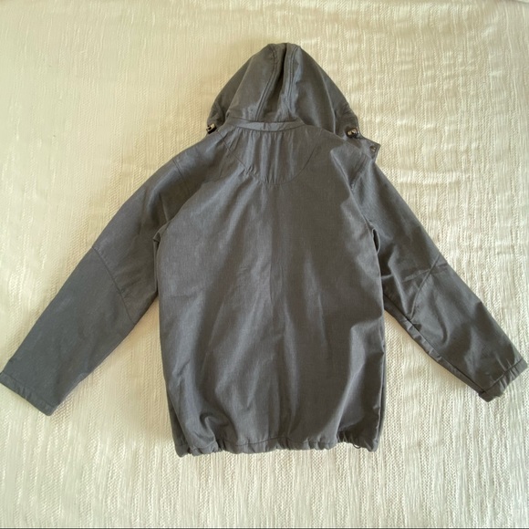 NFL 49ers Gray Hooded Water Resistant Zip Up Jacket - Picture 9 of 12